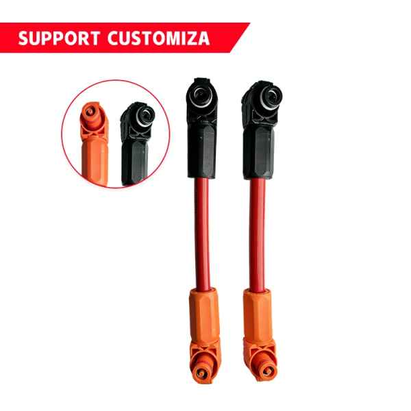 HVIL High Voltage Connector Wire Harness 1500V DC 120A IP67 Waterproof Energy Storage Power Cable EV Harness