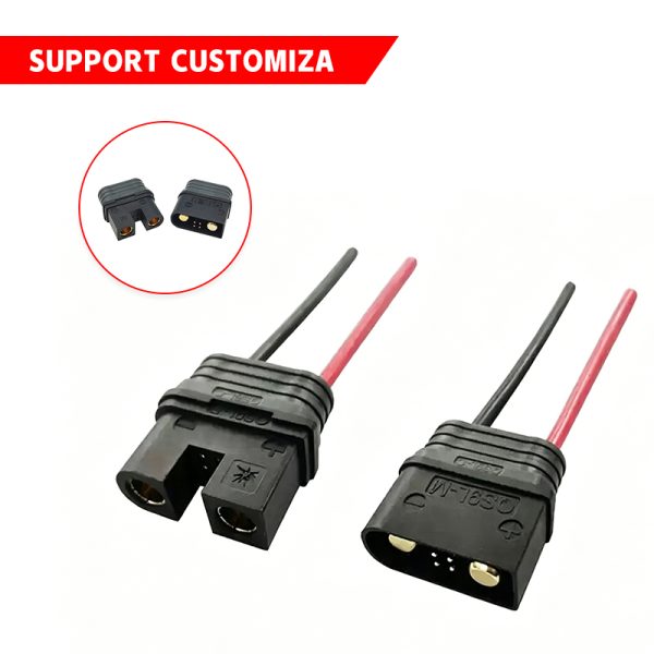 QS8‑S High Current Power Connector Wire Harness Male Female QS8‑S Plug Cable for Battery Energy Storage Drone EV